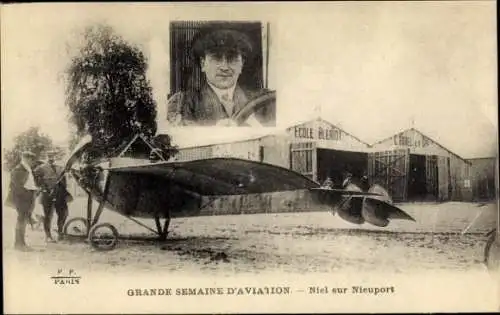 CPA Grande Semaine d'Aviation, Niel sur Nieuport