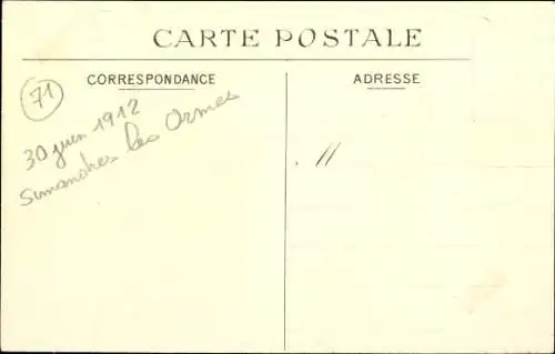 CPA Simandre Aviation, 30 Juin 1912