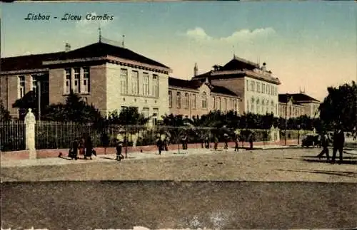 Ak Lisboa Lissabon Portugal, Liceu Camoes