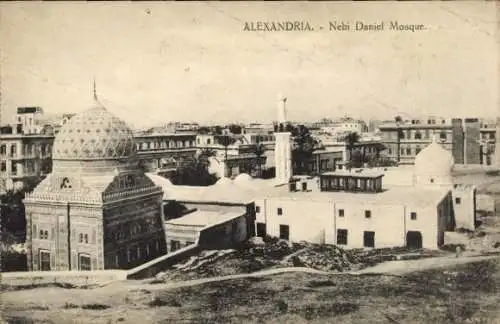 Ak Alexandria Ägypten, Moschee Nebi Daniel,  Architektur, aufnahme
