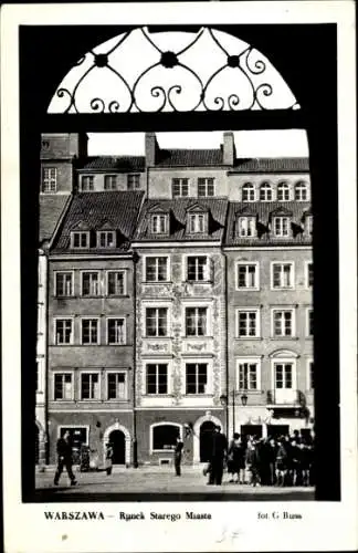 Ak Warszawa Warschau Polen, WARSZAWA, Rynek Starego Miasta, Foto G. Russ