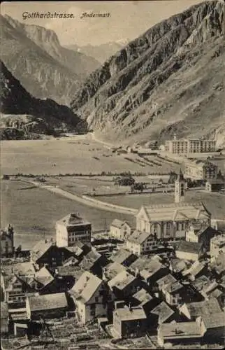 Ak Andermatt Kanton Uri, Gotthardstraße, Ort
