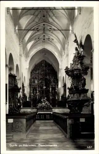 Ak Gurk in Kärnten, Dom, Innenansicht