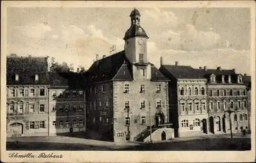 Ak Schmölln in Thüringen, Blick auf das Rathaus, Ratskeller