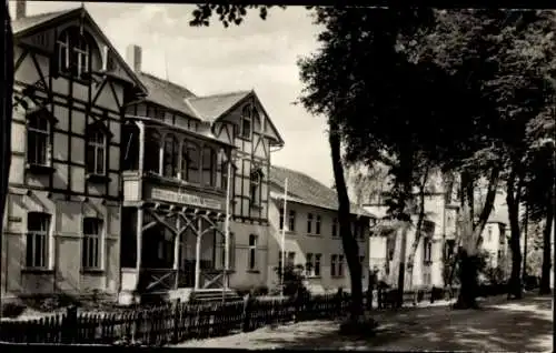 Ak Seehausen in der Altmark, Lindenstraße mit Schülerheim der Winckelmann-Oberschule