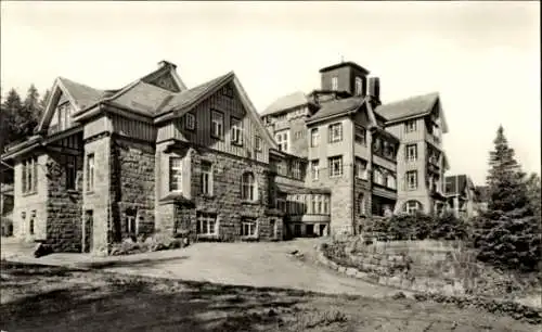 Ak Schierke Wernigerode im Harz, Höhenluftkurort, Erholungsheim Hermann Duncker,  Gebäude