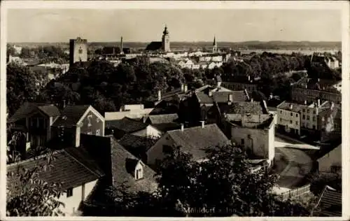 Litho Mühldorf am Inn Oberbayern, Ortsübersicht