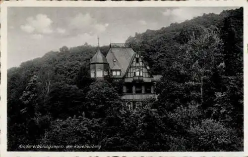 Ak Schönberg am Kapellenberg Bad Brambach im Vogtland, Dokumentation eines Kindererholungsheims, 
