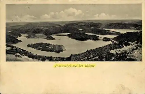 Ak Gemünd Schleiden in der Eifel, Urfttalsperre, Fünfseenblick