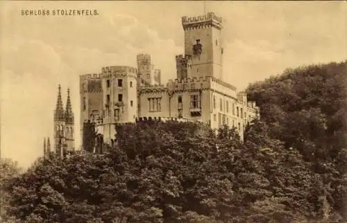 Ak Koblenz am Rhein, Schloss Stolzenfels