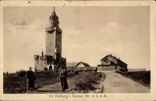 Ak Niederreifenberg Schmitten im Taunus, Großer Feldberg, Feldberg Turm