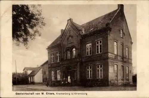 Ak Kremerberg bei Ahrensburg in Holstein, Gastwirtschaft von W. Ehlers