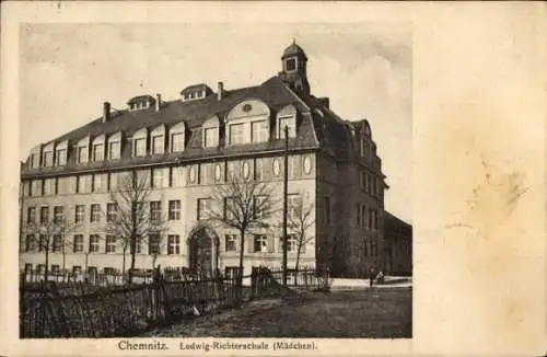 Ak Chemnitz in Sachsen, Ludwig-Richterschule