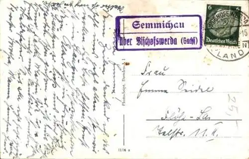 Ak Seitschen Göda in der Oberlausitz, Rittergut, Gasthaus, Teilansicht