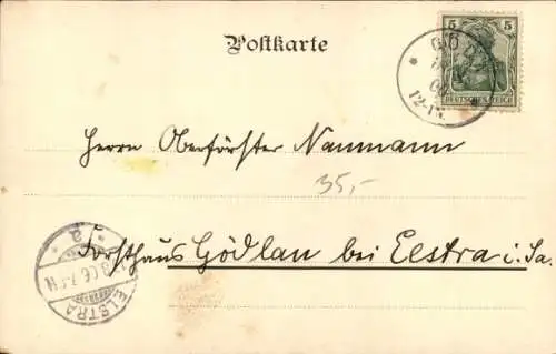 Ak Döbschke Göda in der Oberlausitz, Rittergut, Teilansichten