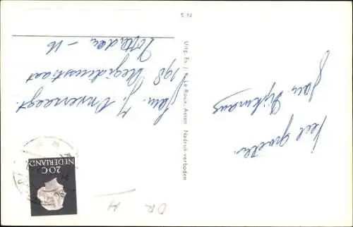 Ak Schoonoord Drenthe Niederlande, Windmühle