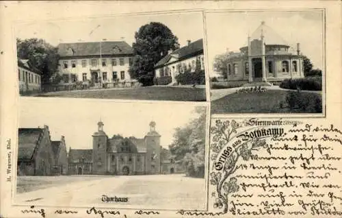 Ak Bothkamp in Holstein, Herrenhaus, Torhaus, Sternwarte