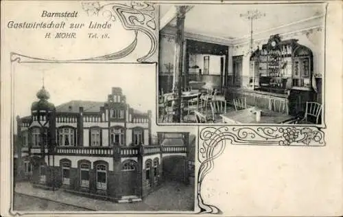 Ak Barmstedt in Holstein, Gastwirtschaft zur Linde, Inh. H. Mohr