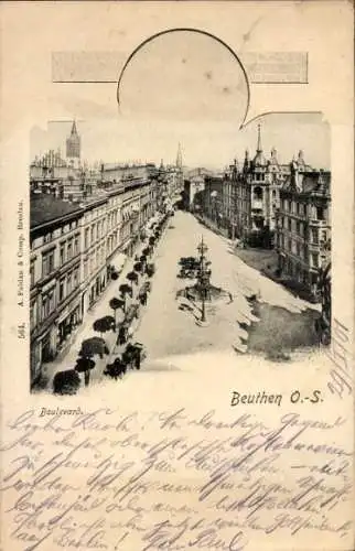 Ak Bytom Beuthen Oberschlesien, Boulevard