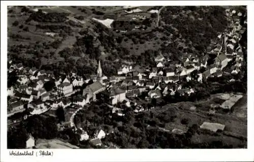 Ak Weidenthal in der Pfalz, Fliegeraufnahme