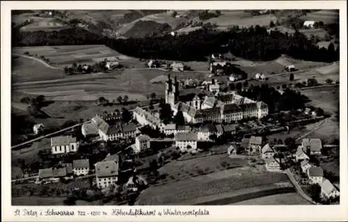 Ak St. Peter im Schwarzwald, Fliegeraufnahme