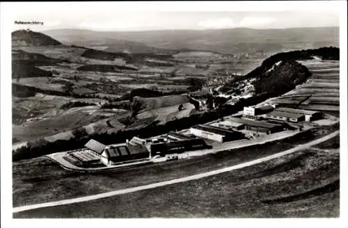 Ak Schwäbisch Gmünd in Württemberg, Berggasthof Hornberg, Fliegeraufnahme
