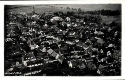 Ak Kandel in der Pfalz Bienwald, Fliegeraufnahme