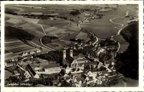 Ak Zwiefalten in Württemberg, Fliegeraufnahme