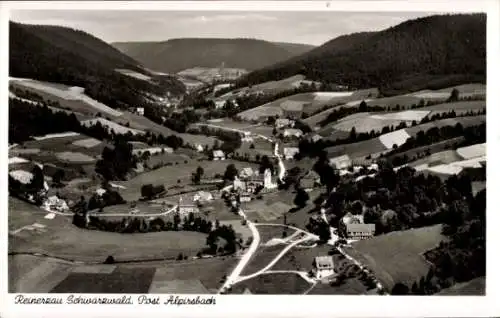 Ak Reinerzau Alpirsbach im Schwarzwald, Fliegeraufnahme