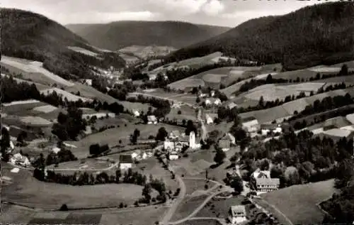 Ak Reinerzau Alpirsbach im Schwarzwald, Fliegeraufnahme