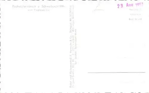 Ak Rednitzhembach Mittelfranken, Fliegeraufnahme