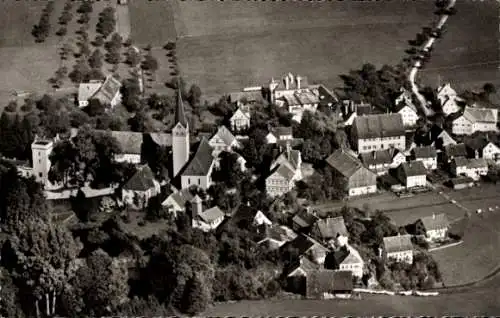 Ak Ratzenried Argenbühl im Allgäu, Fliegeraufnahme