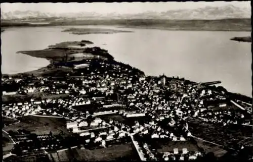 Ak Radolfzell am Bodensee, Fliegeraufnahme