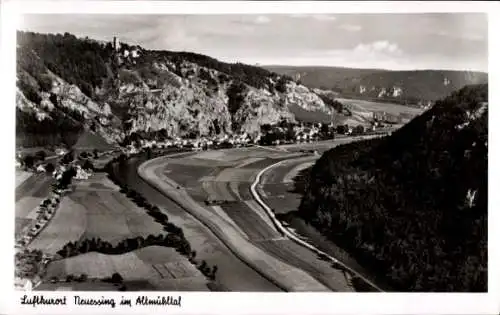 Ak Neuessing Essing im Altmühltal, Luftkurort  Landschaft mit Feldern, Fluss