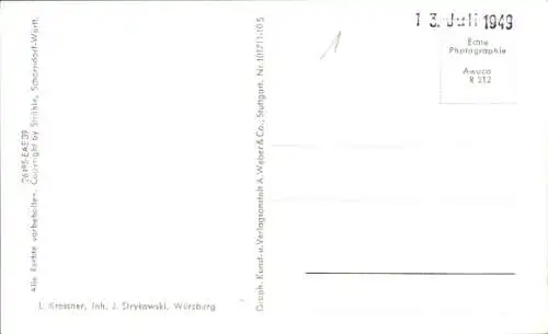 Ak Bad Kissingen Unterfranken Bayern, Luftaufnahme von  Häuser, Kirche, Landschaft