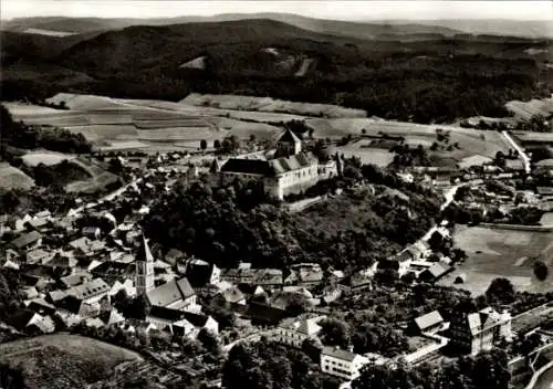 Ak Wörth an der Donau Oberpfalz Bayern, Fliegeraufnahme