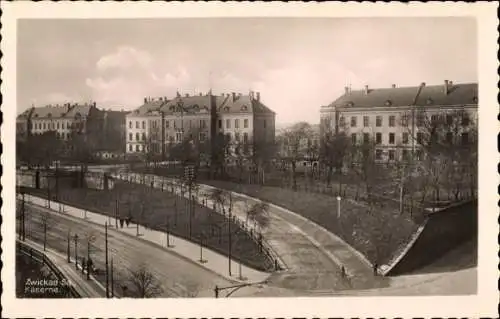 Ak Zwickau in Sachsen, Blick auf die Kaserne in Zwickau