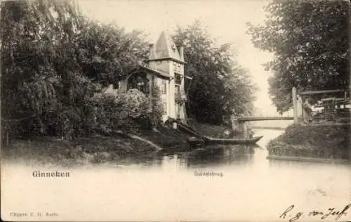 Ak Ginneken Breda Nordbrabant Niederlande,  Uitgave C.G. Aarts, Duivelsbrug, R. & von Jeef.