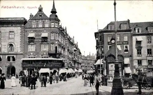 Ak København Kopenhagen Dänemark, Nygade