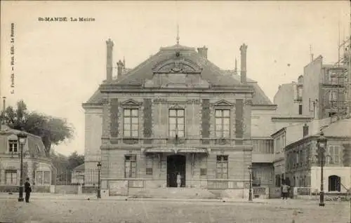 Ak Saint Mandé Val de Marne, Rathaus