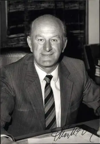 Foto Politiker Paul Mitterer, Bürgermeister der Gemeinde Saalbach, Autogramm