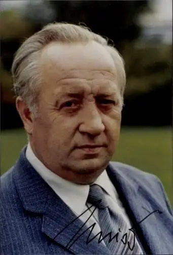 Foto Politiker Gerhard Weiser, Autogramm