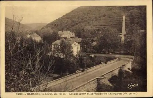 Ak Blesle Haute-Loire, les Bas Bory, Vallee de l'Allagnon