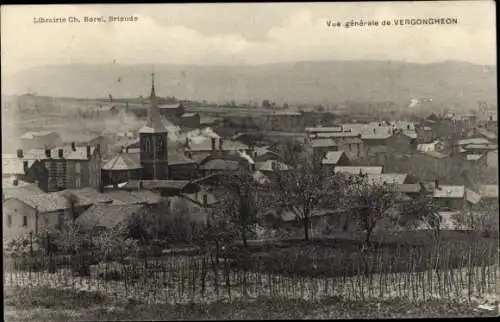 Ak Vergongheon Haute Loire, Gesamtansicht