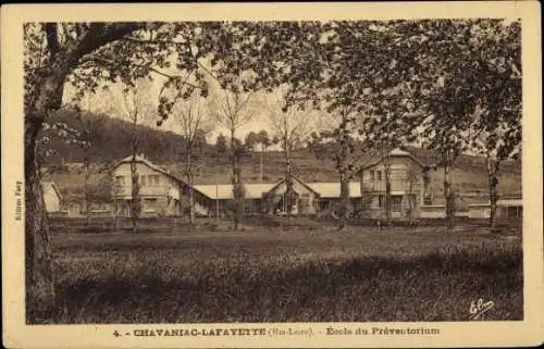 Ak Chavaniac Lafayette Haute Loire, Ecole du Preventorium