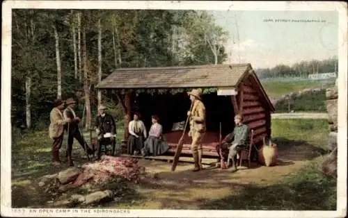 Ak USA, offenes Lager in den Adirondacks
