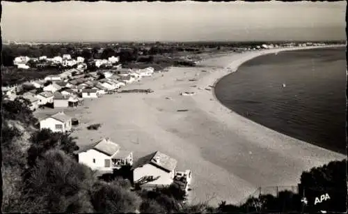 Ak Argelès sur Mer Pyrénées Orientales, Strand, Totale