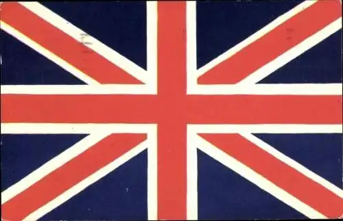 Ak Union Jack, Britische National Flagge