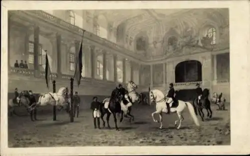 Künstler Ak Blaas, J. V., Wien, Spanische Reitschule