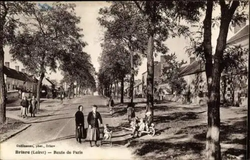 Ak Briare Loiret, Pariser Strtaße